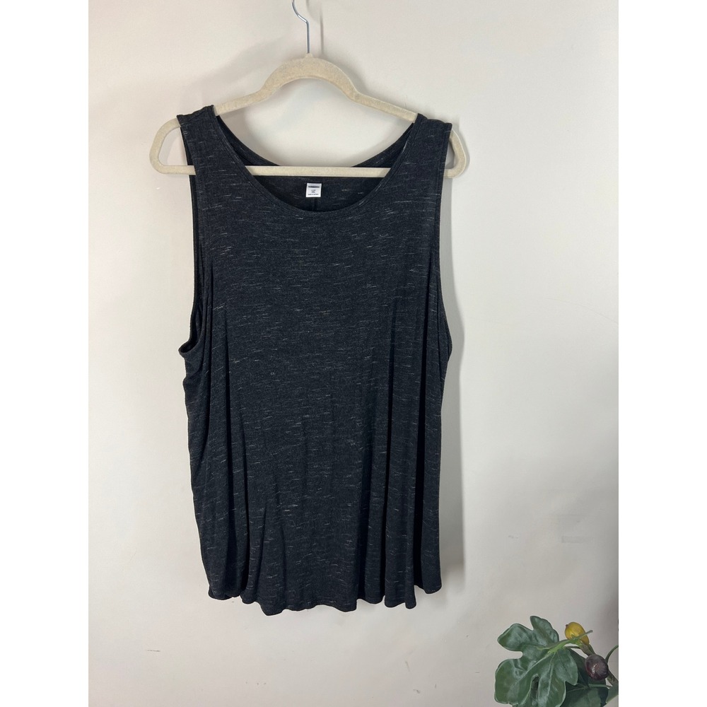 Old Navy Black Luxe Tank Top Women's Sleeveless Casual Basic XXL